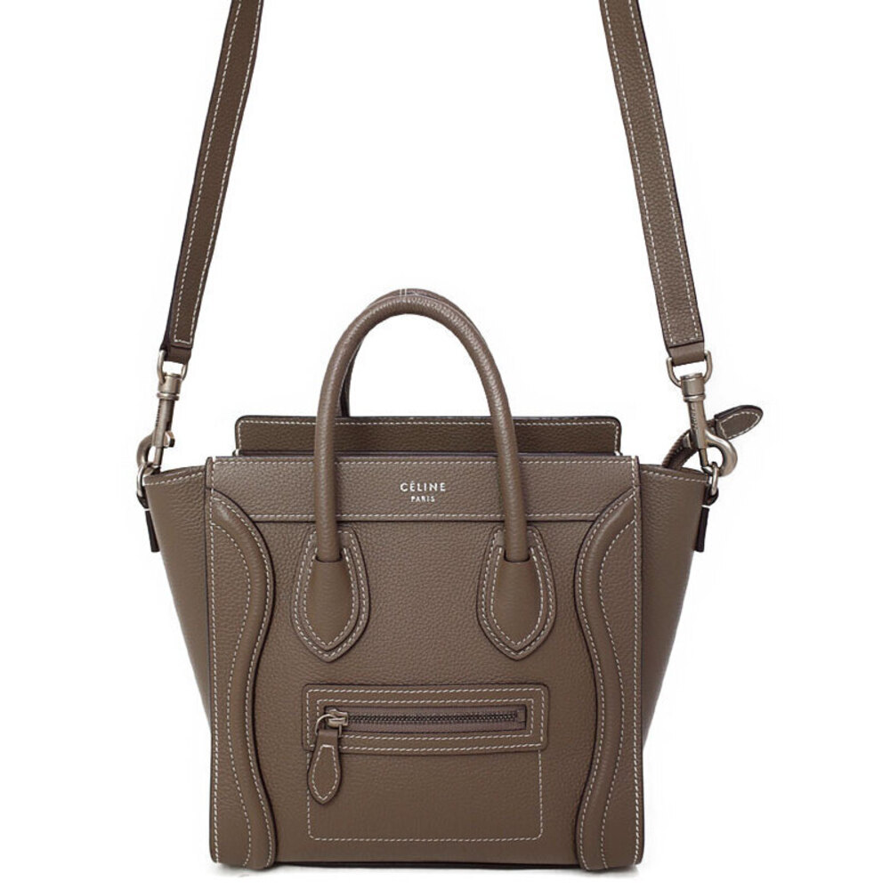 Celine Luggage Shopper Leather Shoulder Bag